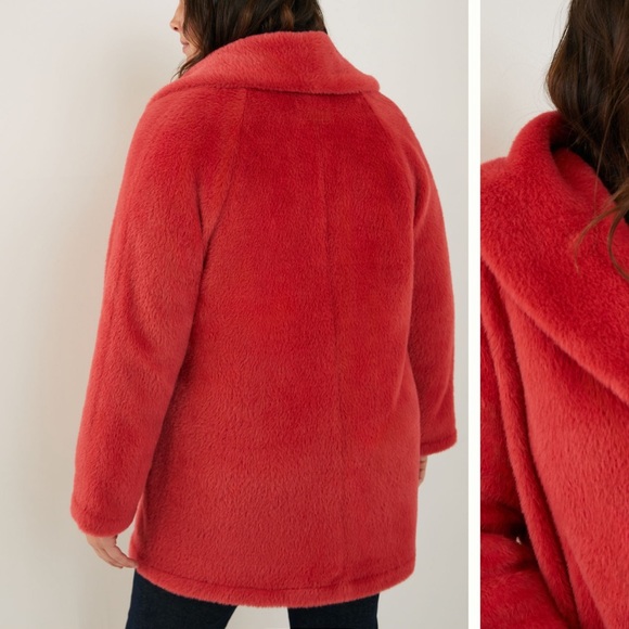 NWOT Anthropologie Sanctuary Elena Plush Shawl Jacket PLUS - Picture 11 of 17